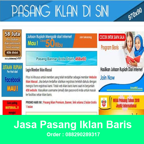 Jasa Iklan Baris Murah